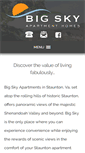Mobile Screenshot of bigskyapartments.com
